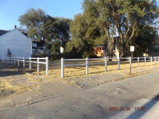 Completed fence.
