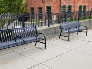 Two new benches.