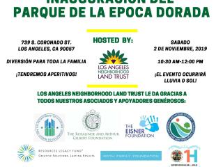Spanish language flyer for event.