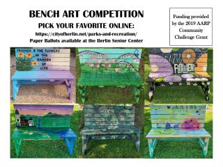 Bench art competition flyer/
