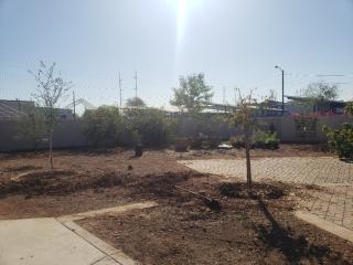 Completed community garden.