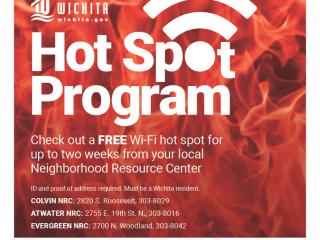 Hot Spot Program Flyer.
