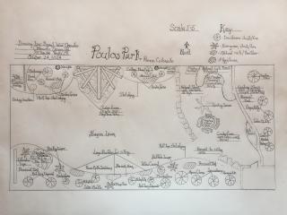 Pocket Park schematic plan.