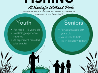 Flyer for Fun Family Fishing event.