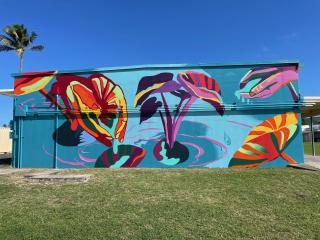 Completed mural.