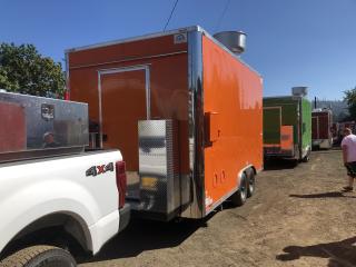 Two food trucks for economic incubator.