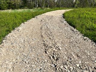 New trail surface.