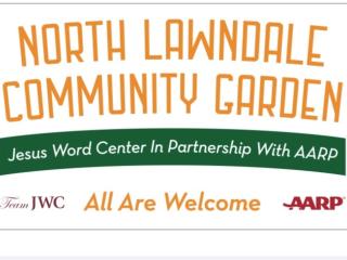 Flyer for North Lawndale Community Garden.