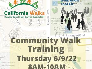 Flyer for community walk.