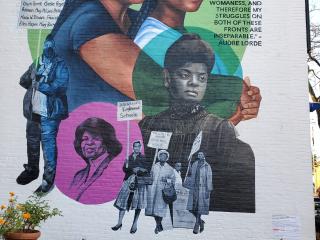 Completed Black Women's Mural Project