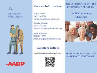 Flyer for Trusted Ride Certified Chaperone Program (page 1)