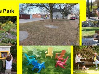 Photo collage of improvements to the Park.