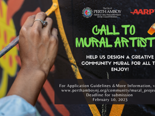 Flyer for Call for Mural Artist.