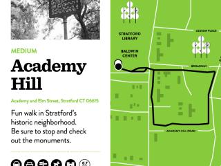 Example of neighborhood walking map.