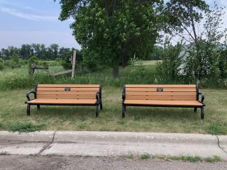 Two new benches.
