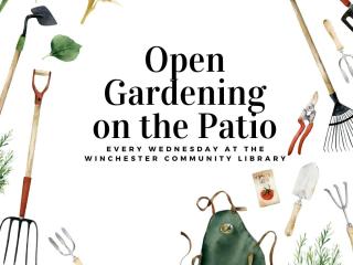Flyer for Gardening on the Patio.