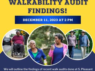 Flyer for walk audit.