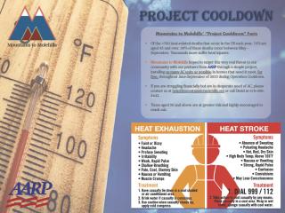 Flyer for Project Cooldown.