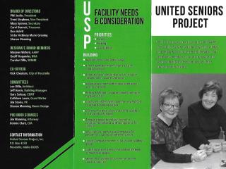 Flyer for United Seniors Project