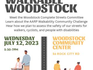 Flyer for walk audit event.