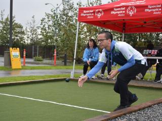 Bocce ball tournament.