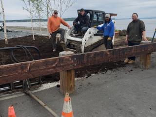 Landscaping crew.