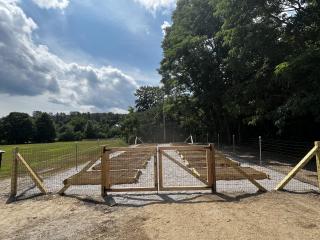 Completed community garden.