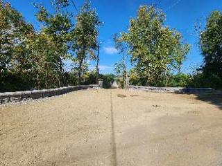 Approach to pedestrian bridge after renovations.