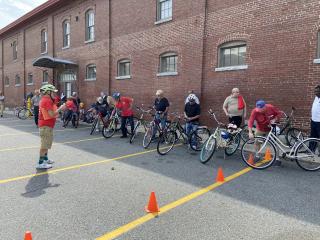 Bike Rodeo training event with older adults