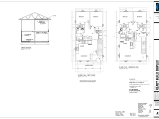 Drawing of duplex.