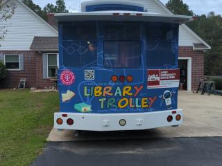 Front  view of Library Trolly.