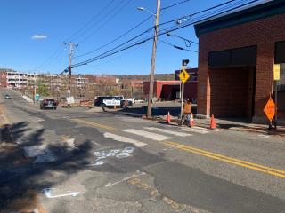 Crosswalk before improvements