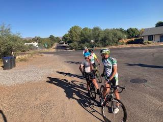 Group conducting a Bike Audit on bikes