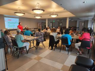 Participants attending HomeFit workshop.