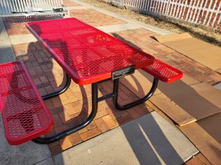 New picnic table.