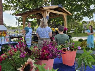 Flower Event at gazebo