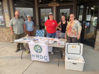 Staff ready for Accessory Dwelling Unit tour.