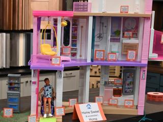 Barbie Dream House with HomeFit modifications.