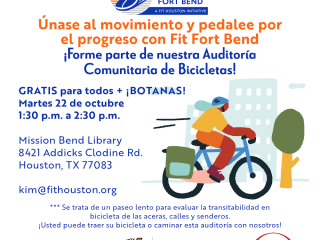 Flyer for Bike Audit (Spanish Version).