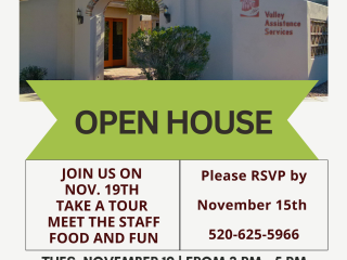 Flyer for Open House.