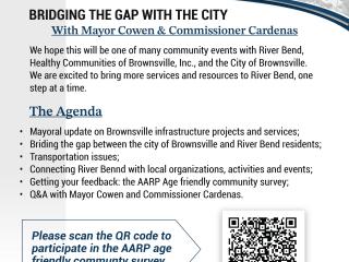 Flyer for community meeting.