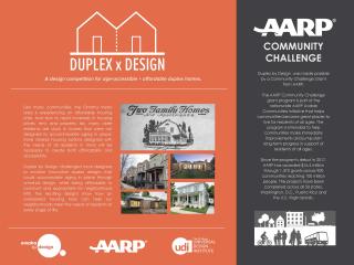 Flyer for duplex design competition.