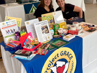 Display of educational materials.