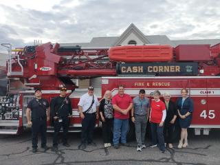 Fire Department personnel at emergency preparedness event.