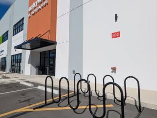 New bike rack.