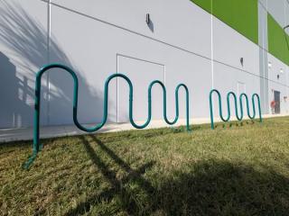 New bike rack.