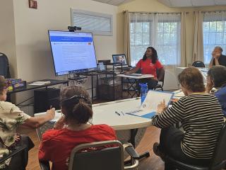 Attendees at Eviction Prevention and Tenant Rights Workshop.