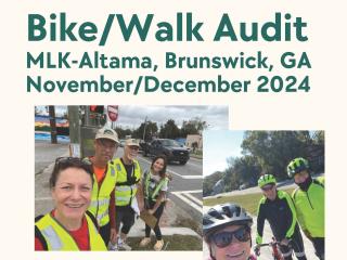 Cover of Bike Audit report with photos.