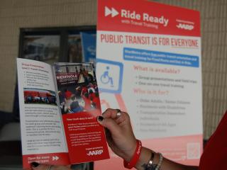 Brochure for Ride Ready travel training program.