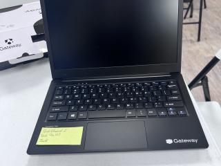 New laptop computer for attendee at digital literacy training.